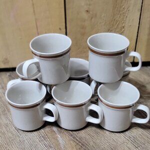 Autumn collection Stoneware coffee mugs